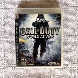 Call of Duty World at War PS3 PlayStation 3 Complete CIB Activision Mature 17+
